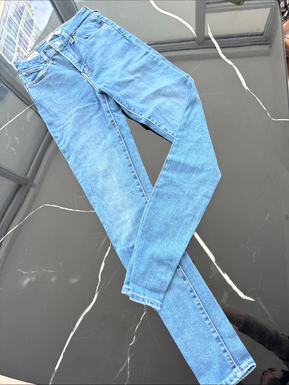 Levi's Blue High-Rise Slim Jeans